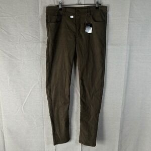 Resfeber Extra Stretched Pants Olive Brown Womens Size 12 NEW